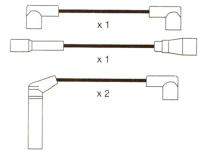 To Fit Daewoo, Matiz. Tico 800 Formula Power  Performance Lead Set